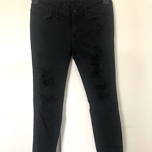 Bullhead Black Ripped Skinny Jeans